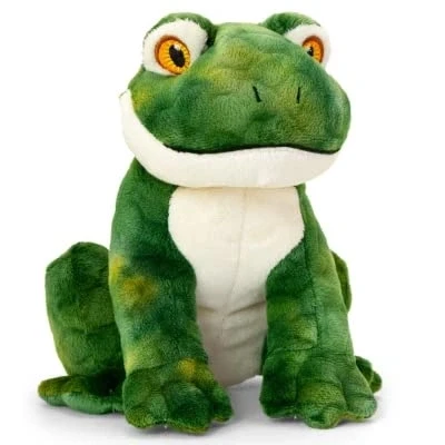 Image of Deluxe Paws Plush Cuddly Soft Eco Toys 100% Recycled (Frog)