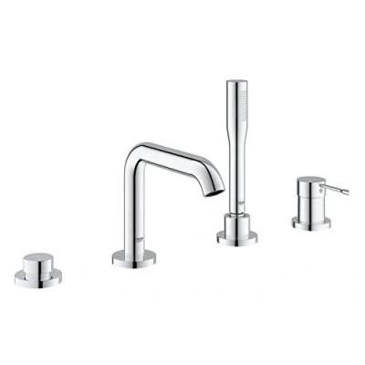 Image of GROHE Essence New 4 Hole Single Lever Bath Combination Chrome 19578001