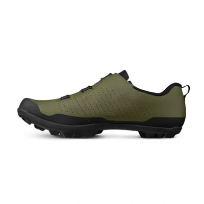 Image of Fizik Terra Atlas Clip in Cycling Shoes, Green, Size 44 EU