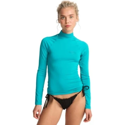 Image of Billabong Long Sleeve UPF 50 SURF T Shirt TROPIC LS Young Womens Blue L