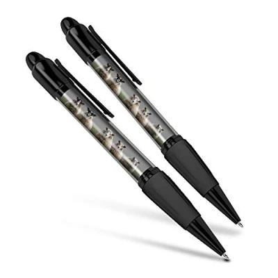 Image of Destination Vinyl ltd Beautiful and comfortable Set of 2 Matching Pens Sheep Flock Farm Farmer Field Animals #24181