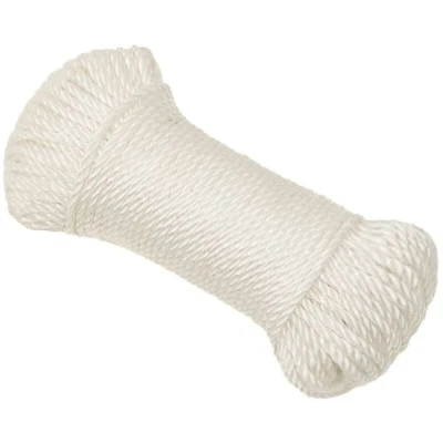 Image of vidaXL Work Rope White 6 mm 250 m Polypropylene