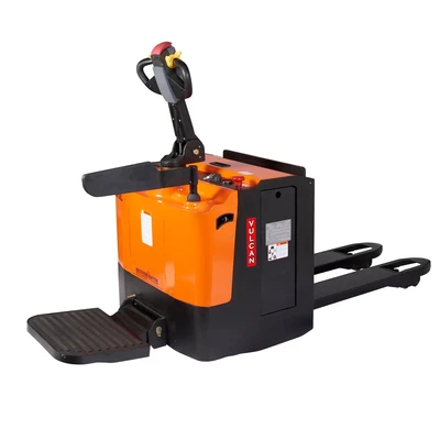 Image of Vulcan Optional driver platform &amp; side protection bars; Black/Orange