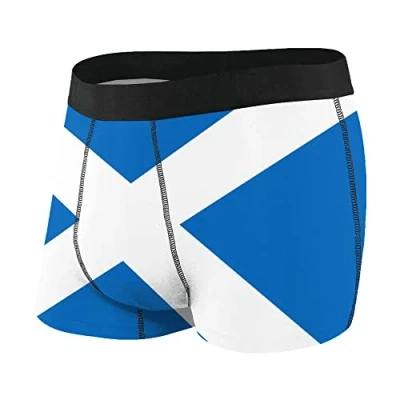 Image of 803 Boxer Shorts Briefs Scottish Flag Men&#039;S Underwear Fitted,Regular Antibacterial M