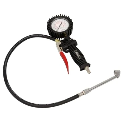 Image of Sealey Tyre Inflator with Push On Connector