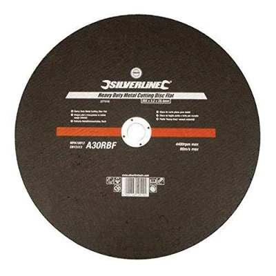 Image of Silverline Heavy Duty Metal Cutting Disc Flat 230 x 3 22.23mm