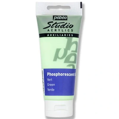 Image of PEBEO Phosphorescent Gel Green, 100 ml