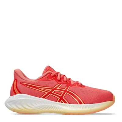 Image of Asics Gelcumulus 26 Unisex Road running shoes for kids, Size: 2, Papaya/light orange Textile/synthetics