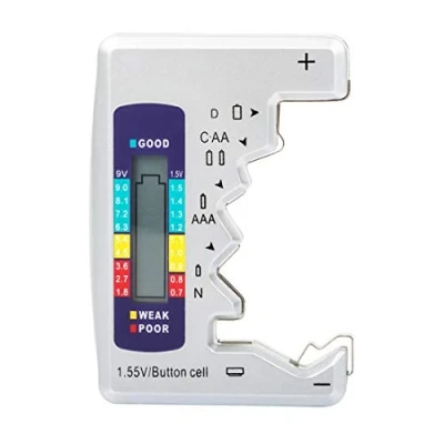 Image of Universal Battery Tester Checker, Bestgle Digital Capacity Level for C AA AAA D N 9V 1.5V Button Cell Small Mini Batteries
