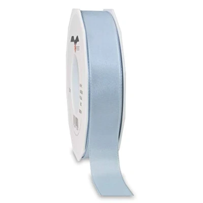 Image of Präsent Europa Taffeta Ribbon Light Blue 25 mm Width, 50 m Length