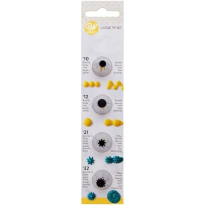 Image of Wilton Decorating Tip Set, Multi Colour