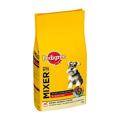 Image of Pedigree Small Bite Mixer with Wholegrain Cereal, 1.5kg