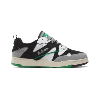 Image of Reebok Unisex BB 4000 II â˜96 Basketball Shoes, Black/White/GLENGREEN, 8 UK