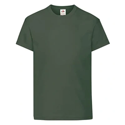 Image of Fruit of the Loom Kids Original T Shirt 21 Colours / Age 3 Bottle Green 56