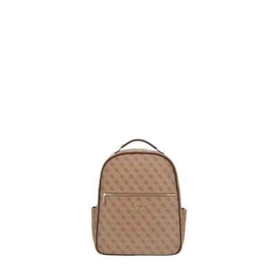 Image of GUESS Power Play Tech Backpack, Latte Logo, One size