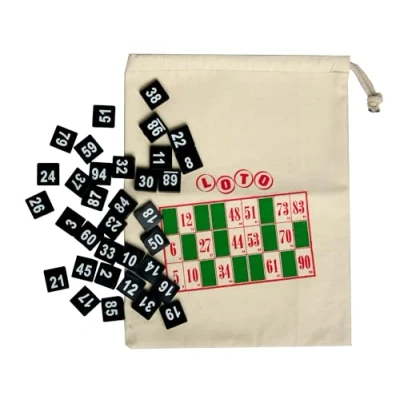 Image of Thomas &amp; Anca Club Supplies Ltd 1 100 Plastic Numbered Discs Draw String Bag Raffle, Draw, Bingo selector