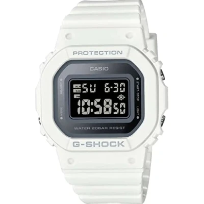 Image of Casio Unisex 45.70mm Quartz Watch with Digital dial and White Plastic/Resin Strap GMD S5600 7ER
