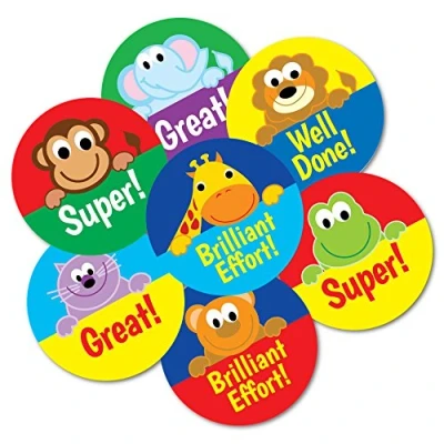 Image of SuperStickers Animal Praise Variety Sticker (Pack of 245 x 19mm Stickers), DMSD13839