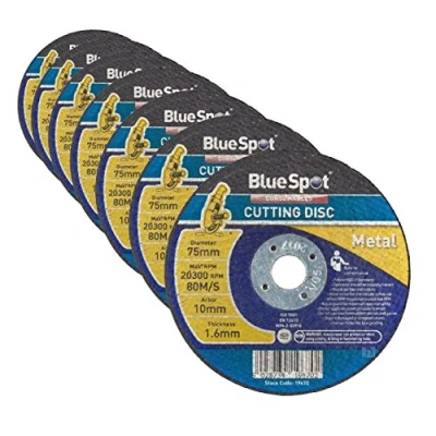 Image of 2 x Metal Air Cut Off Cutting Discs 75mm 1.6mm 10mm Thin 3&quot; Slitting Disc