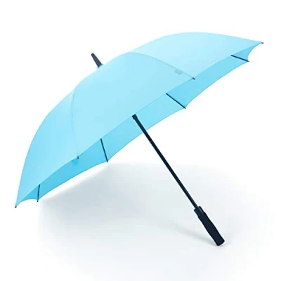 Image of RUMBRELLA Golf Umbrella Windproof UV Umbrellas Large UPF 50+ Auto Open 55IN, Sky Blue