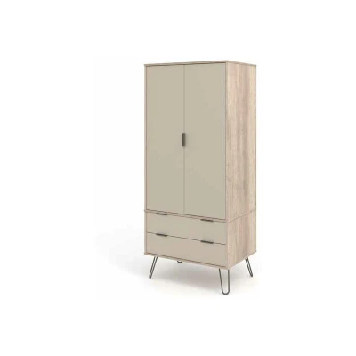 Image of Core Products Augusta Driftwood 2 Door, Drawer Wardrobe
