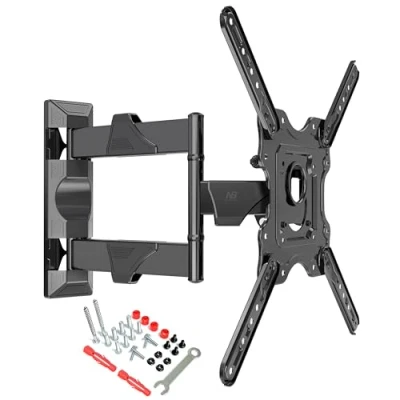 Image of Ergosolid Tilt and Swivel TV Wall Mount for 32 55 Inch Television Suitable 4K UHD LED LCD VESA Max 400x400mm Screen