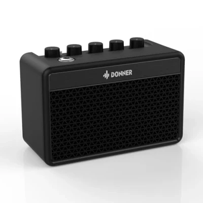 Image of Donner Mini Electric Guitar Amplifier 5W, Amp Portable for Desktop Practice with a Retro British Tone(DA 10)