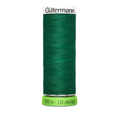 Image of Gütermann 723860 Gutermann Sew All 100% Recycled Polyester Thread 100mtr, 402 Green, (100M) EU