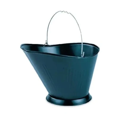 Image of Panacea Open Hearth Coal Hod, Metal, Black, 38.5 x 24.4 22.5 cm