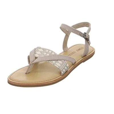 Image of TOMS Women&#039;s Lexie Flat Sandal, Tan, 9 UK