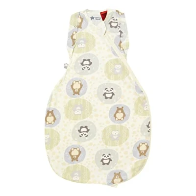 Image of Tommee Tippee Baby Sleep Bag for Newborns, 3 6 m, 1.0 TOG, The Original Grobag Swaddle Bag, Hip Healthy Design, Soft Cotton Rich Fabric, Gro Friends Together