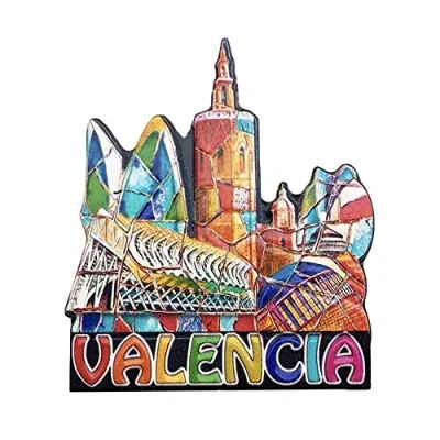 Image of 3D Valencia Spain Refrigerator Fridge Magnet Tourist Souvenirs Handmade Magnetic Stickers Home Kitchen Decoration Travel Gift