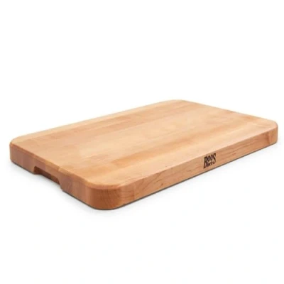 Image of Boos Block Chop N Serve All Purpose Chopping Large Wooden Serving Board North American Hard Maple Wood Safe for Food Preparation 20 x 14 1 Inches