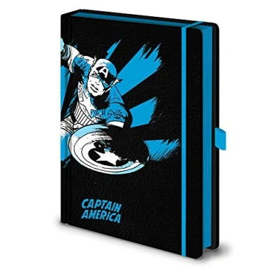 Image of Marvel Comics Notepad, Other, Blanc/Blue/Noir, A5