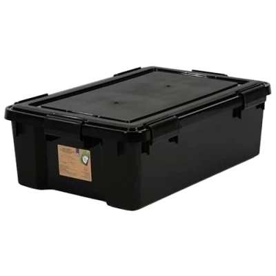Image of 30 Litre Iris Weathertight/Airtight Plastic Storage Box Christmas Lights Box, Halloween Decoration