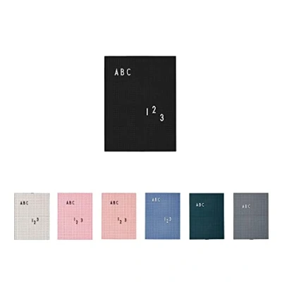 Image of Design Letters Felt Memo Letter board A4 Message Changeable for everyday Aesthetic Room Decor Home, Kitchen, Office Display Dark Grey