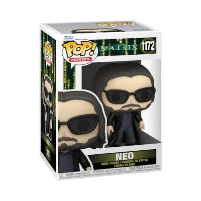 Image of Funko POP! Movies: the Matrix 4 Neo Collectable Vinyl Figure Gift Idea Official Merchandise Toys for Kids &amp; Adults Movies Fans Model Collectors and Display