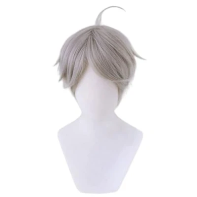 Image of Anime Wig Sugawara Koushi Gray Short Halloween Costume Cosplay Wig,For Christmas Carnival Party