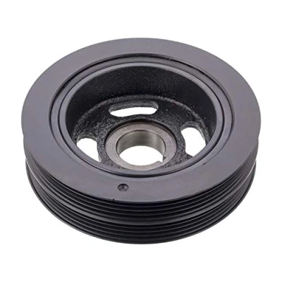 Image of 2312423510, 2312423515, 2312532000 crankshaft Pulley FEBI BILSTEIN 104285 4PK + 144mm 6 for HYUNDAI: Tucson, Coupe II