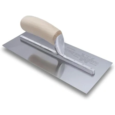 Image of Marshalltown MXS1SS 11x4.1/2 inch Finishing Trowel Stainless Steel Wooden Handle