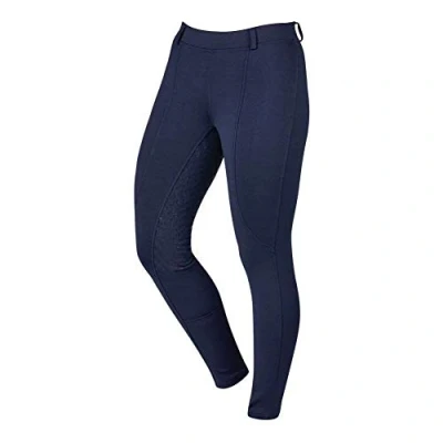 Image of Dublin Performance Cool It Gel Riding Tights, Navy, Ladies 16/34&quot;