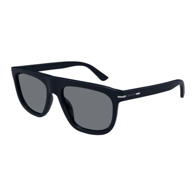 Image of Sunglasses Gucci Gg1726s col. 003 Uomo Rotonda Blu