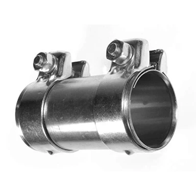 Image of BITS4REASONS E TECH EC016 NEW MODEL HEAVY DUTY ADJUSTABLE EXHAUST PIPE JOINER/CONNECTOR (66 69.5, 125MM LONG)