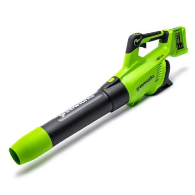 Image of Greenworks 48V(2x24V) Cordless Axial Leaf Blower with Brushless Motor, Turbo Function, 217km/h, 16.4m3/min WITHOUT Batteries &amp; Charger, 3 Year Guarantee GD24X2AB