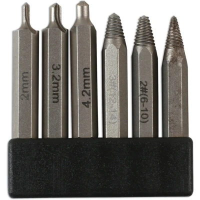 Image of Laser 7292 Screw Extractor Bit Set 6pc