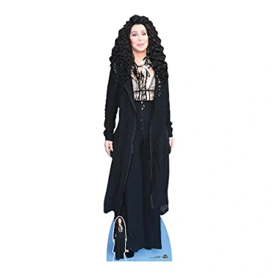 Image of CS1038 Cher Lifesize Cardboard Cutout With Mini Pop Star Actress