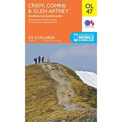 Image of Explorer OL 47 Crieff, Comrie &amp; Glen Artney Map
