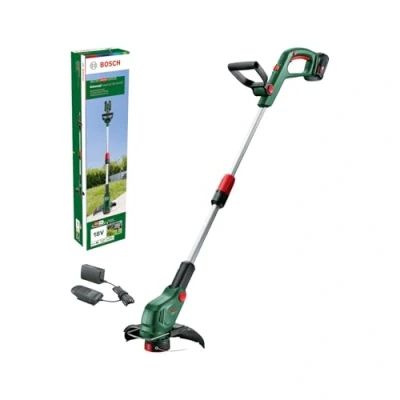 Image of Bosch Cordless Grass Trimmer UniversalGrassCut 18V 26 500 (for Cutting and Edge Trimming; Charging Time: 65 mins; Diameter: cm; 18 Volt System; with Battery Charger)