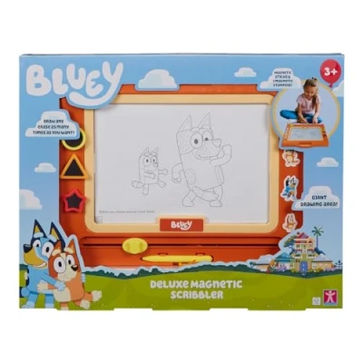 Image of Bingo Deluxe Magnetic Scribbler, Bluey Creative Activity Toy, Mess free Drawing, Gift for Boys and Girls, Preschool Toys, Toys