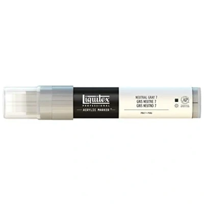 Image of Liquitex Professional Paint Marker with 8 15 mm Wide Nib Neutral Gray 7